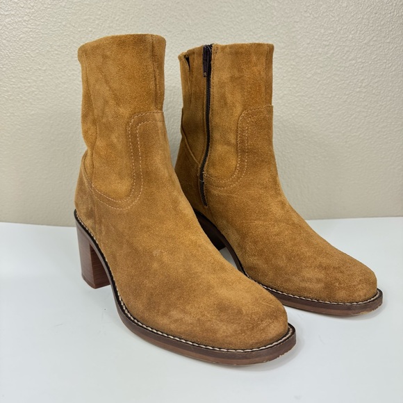 PORTLAND LEATHER Patina Oslito Suede Boots in Sand Orig $265 - Picture 5 of 12